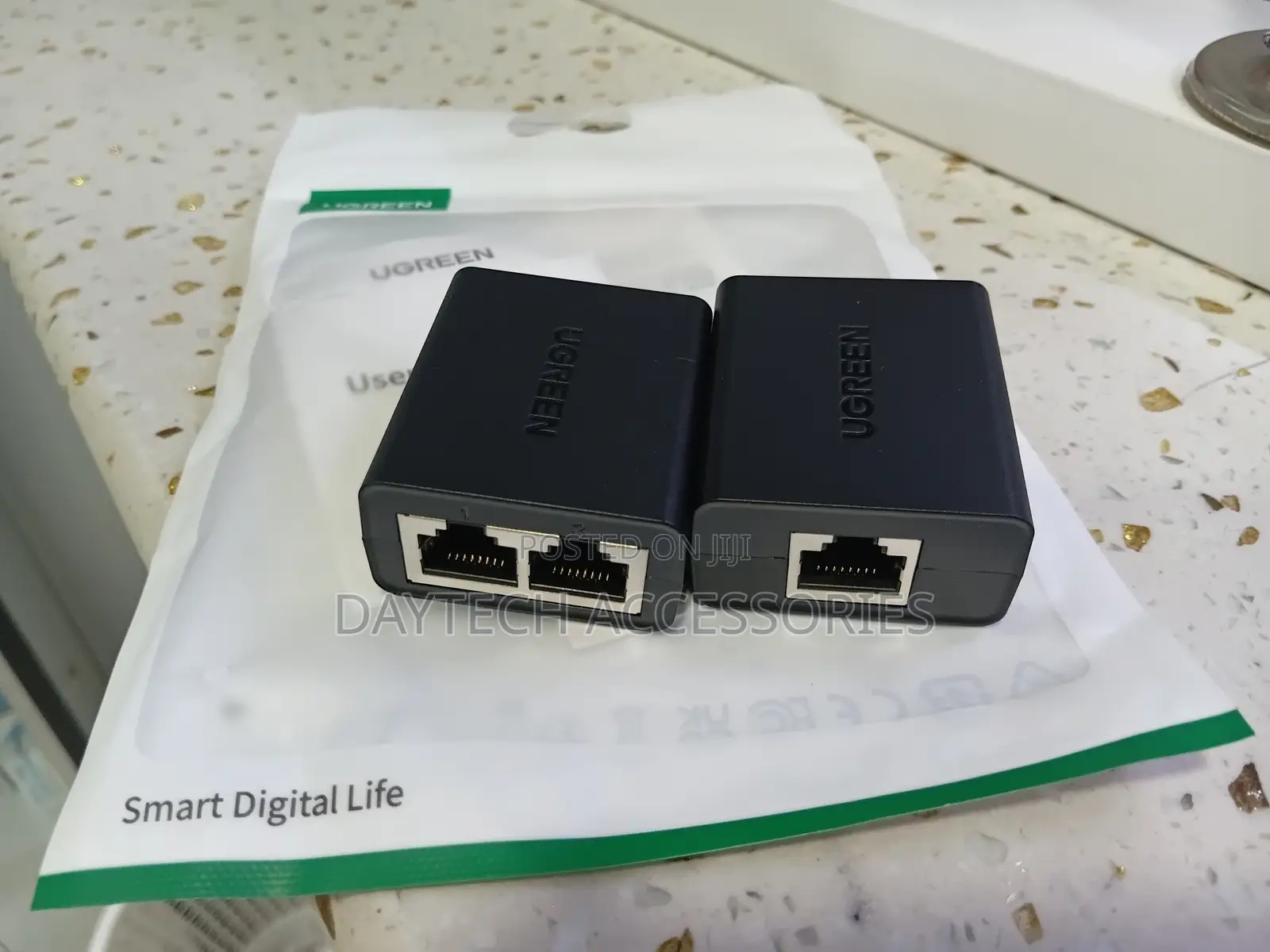 Ugreen Rj45 Ethernet Splitter Adapter 2 Pack