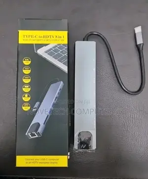 8-in-1 Usb-c Hub Typec Hdmi Rj45 Multiport Card Reader For Macbook Pro