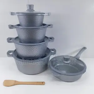 Bosch 11‐Piece Cookware Set With Silicone Lid Covers – German Made