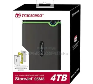Transcend External HDD 4tb - Iron Grey - Ts4tsj25m3s