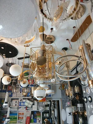 Gold Classy Big Pendant Light