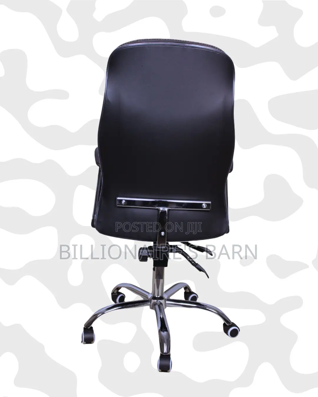 Executive Leather Office Chair High Back Padded Armrest- Professional