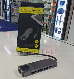 Lan+Type -c+ Usb 3.0+Usb2.0+ Hdmi Usb Hub 5 In 1
