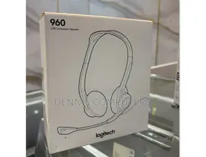 Logitech H960 Office Usb Headset With Noise-Canceling Mic