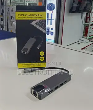 Quality 5 In 1 Usb Hub Type -c To Hdmi/Hdtv