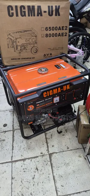 Generator Machine With 6.5kva Petrol Powered