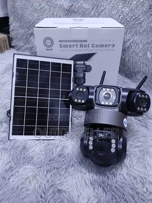 Solar Powered Simcard 4g Survelliance Camera With 2 Way Audio