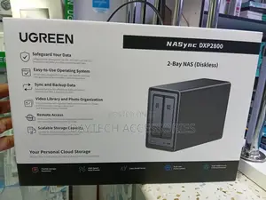 Ugreen Nasync Dxp2800 2-Bay Network Attached Storage (Nas) Enclosure.
