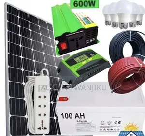 100w Solar Kit Panel / Solar Panel 100w Kit System + 100ah Battery