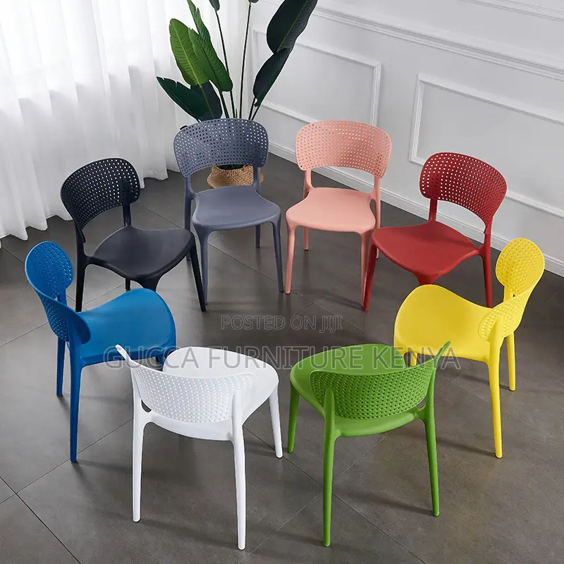 Molded Stackable Plastic Dining Chair