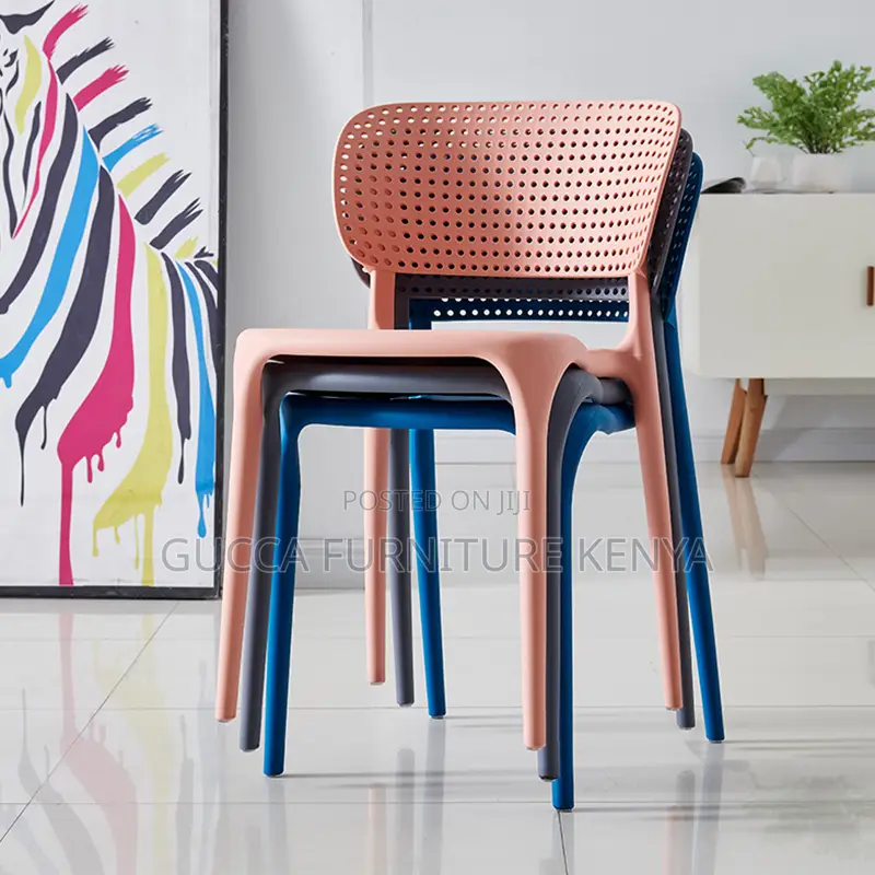 Molded Stackable Plastic Dining Chair