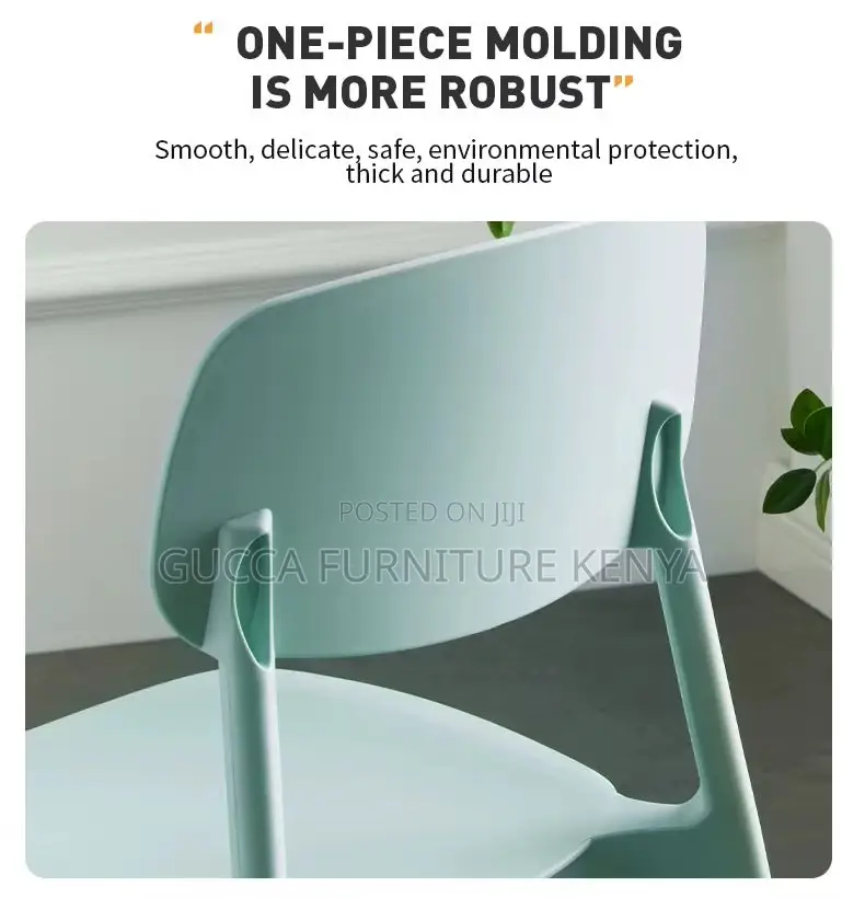 Molded Stackable Plastic Dining Chair