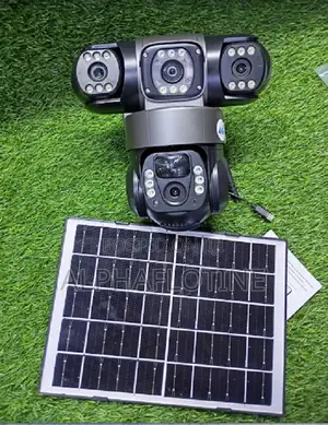 Wifi-Wireless Outdoor,Tripple Lens With Triple Screen View Solar Camer