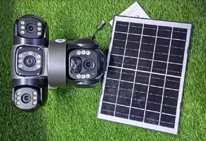 V380 Pro Abs Plastic Solar Powered Wireless Tripple Lens
