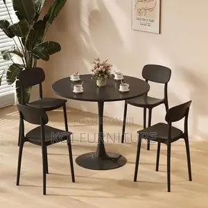 Dining Table ; Durable Solid Round Dining Table