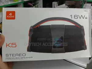Kisonli Portable RGB Bluetooth Music Speaker.