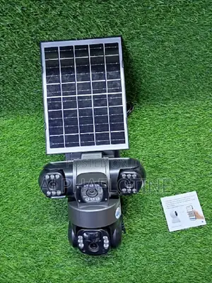 24/7 Security Surveillance by 3- Lens Wifi Solar With Night Vision