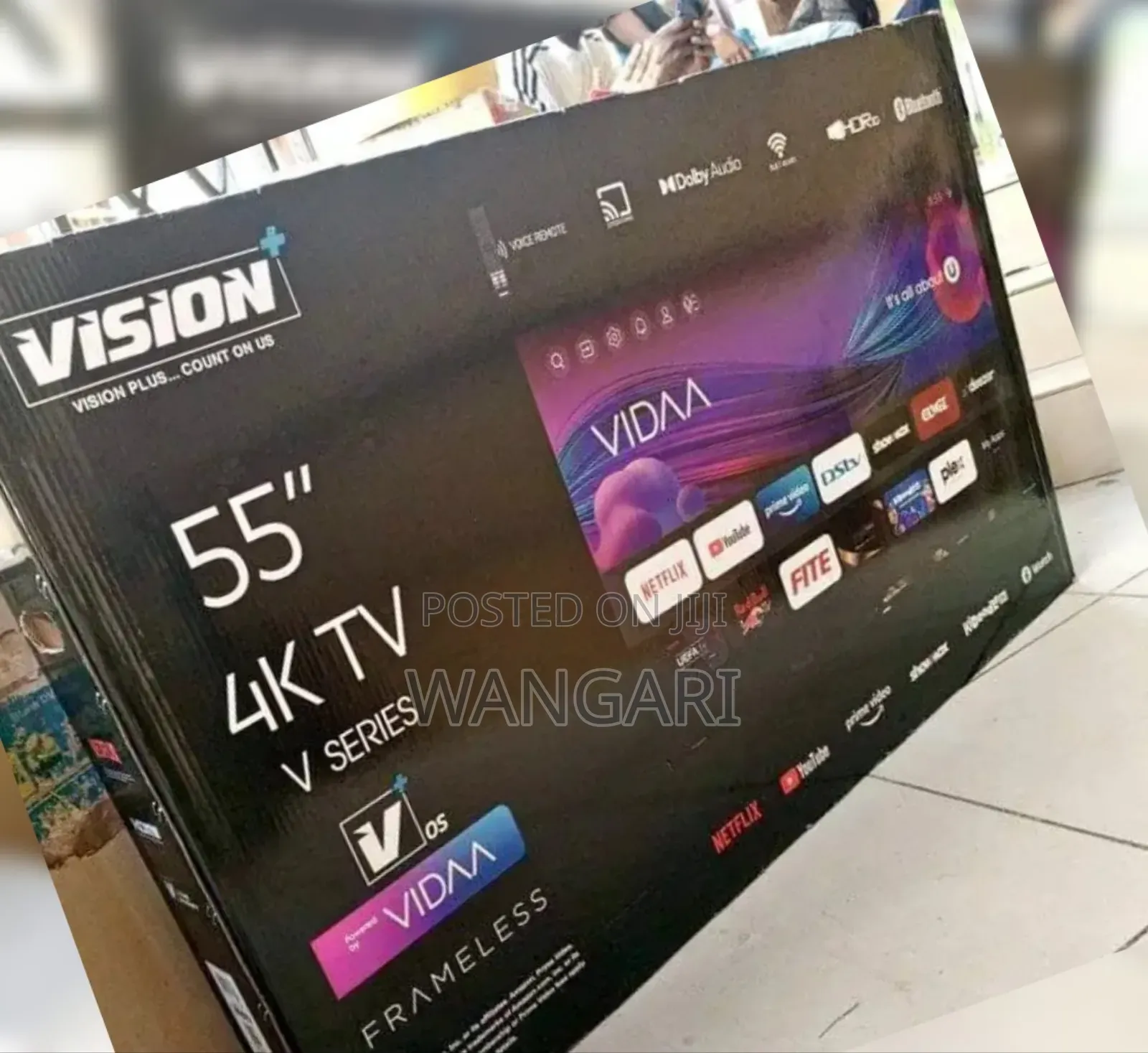 Now Available Vision Plus Smart Tv, 55inch