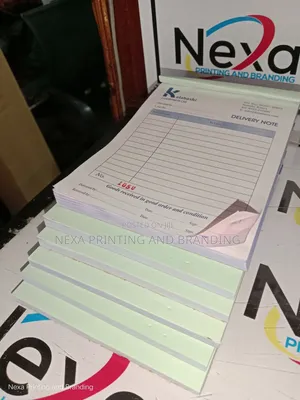 Self Carbonated Delivery Note Books