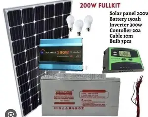 200w Solar Full Kits / Solar System 200w 150ah Battery