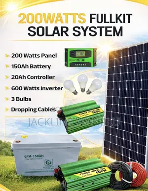 200w Full Kit Solar System – Complete Home Power Solution
