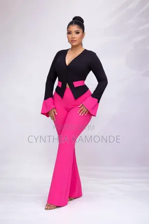 Pant Suit With Wide Cuffs