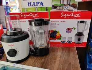 *Signature 3in1 Super Blender Unbreakable Jar Model: Sg Bl01pp