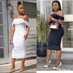Offshoulder Bodycon Mesh Dress