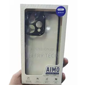 Aimo Premium Series Phone Case for the Oppo Reno 15 Promax Clear ,Bla