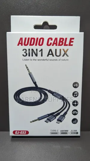 3 in 1 Auxiliary Audio Cable