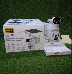 4g Lte Sim Card (Ubox)6mp Utrahd Double Lens /Double Solar PTZ Camera