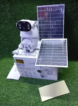 Outdoor Security Residential/Commercial CCTV Camera 6mp Ubox Solar Cam