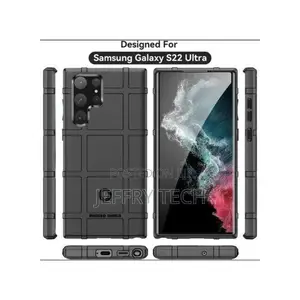 Samsung Galaxy S22 Ultra 5g Rugged Shield Back Case - Black