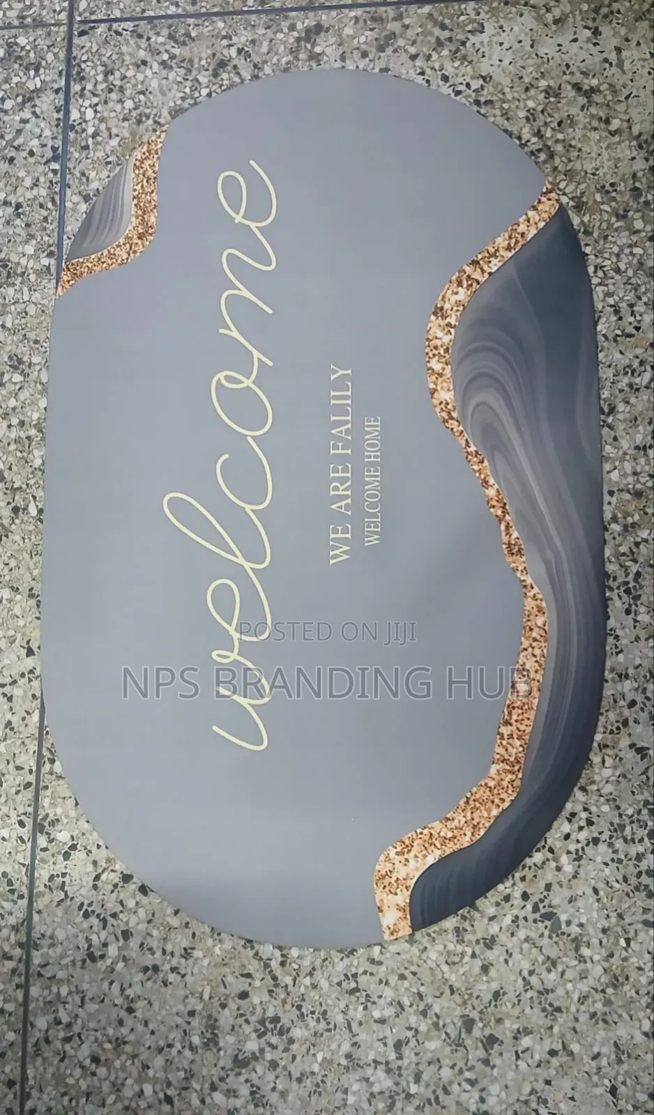 Bathroom/ Door Mats With Rubber Underside 40*60cm Eh