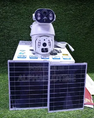 4g Sim Card Connectivity Ubox Double Lens/Solar 6mp Utrahd CCTV Camera