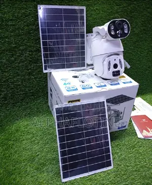 PTZ Ubox 4g GSM (Sim Card) Solar Powered Security Camera Outdoor-6mp