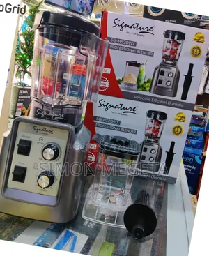 Signature Commercial Blender 2 in 1 With 2 Jars Sh209d