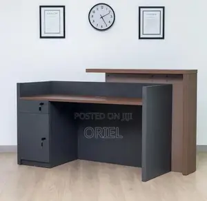 Office Reception Desk: Compact 1600mm Reception Front Office Desk