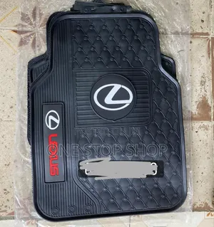 5pcs Lexus White Logo Car Universal Carpets Mats