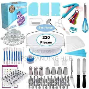 220pcs Cake Decorating Set Eh