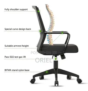 Medium Back Chairs: Breathable Mesh Swivel Desk Chair
