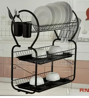 Dish Rack Layer 3 Layer 
Black Rashinik