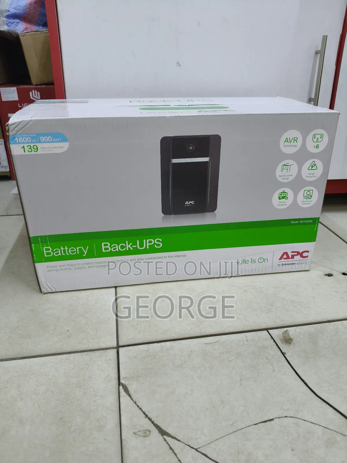Apc 1600va Backup Ups For Home & Office