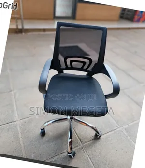 New Secretarial Mesh Office Chair Ergonomc Fabric Seat Lumber Support