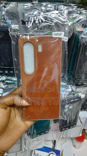 Zuba Leather Case for Tecno Camon 40 Back Cover Silicone