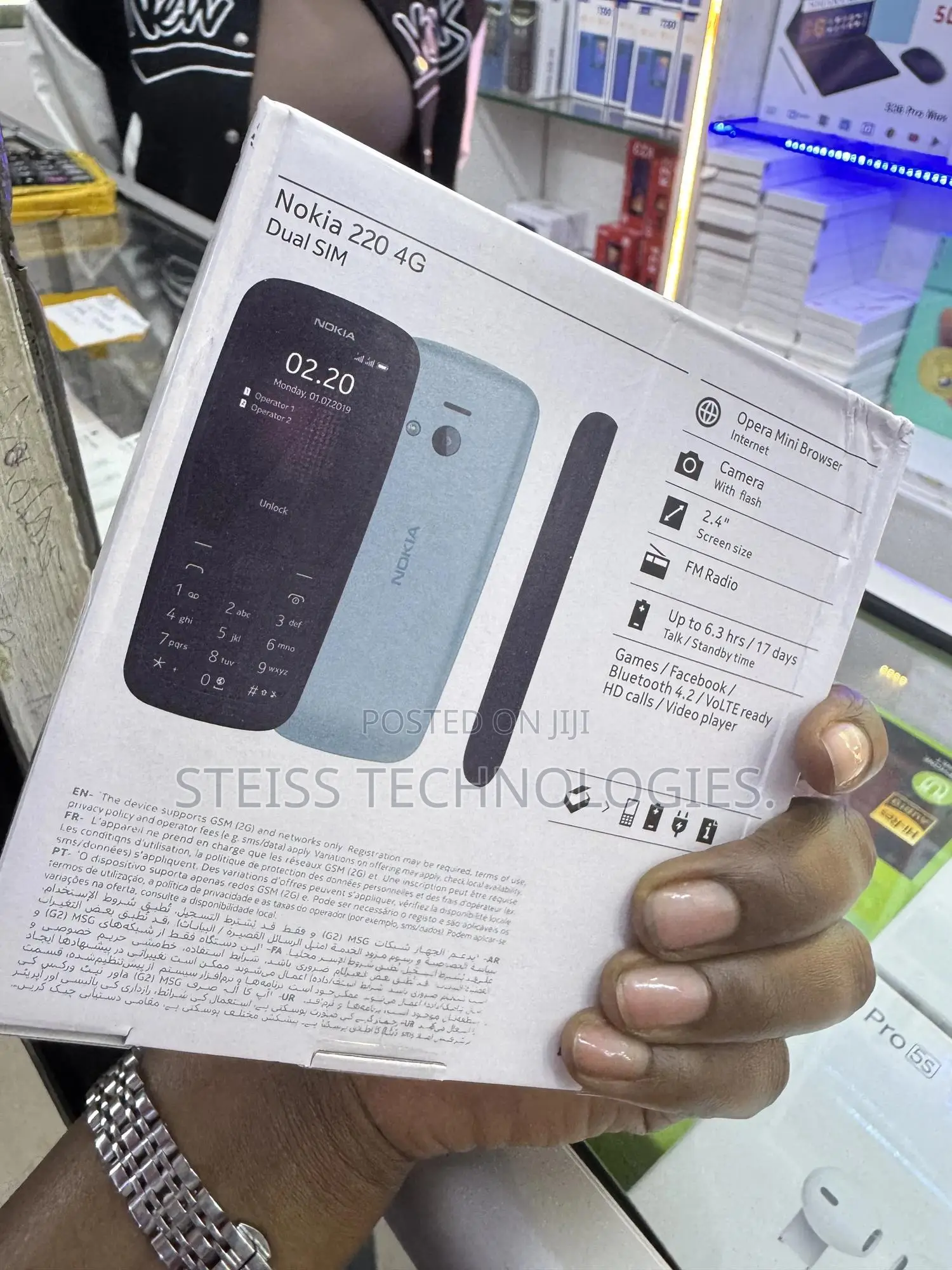 New Nokia 220 Black