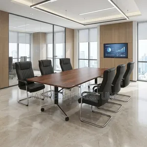 Foldable Executive Boardroom Meeting Table for Office