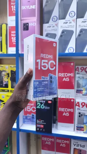 New Xiaomi Redmi 15C 4G 128 GB Black