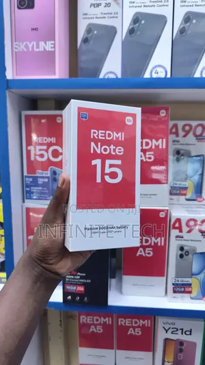 New Xiaomi Redmi Note 15 128 GB Black