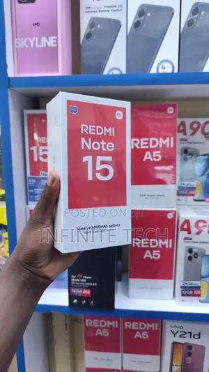 New Xiaomi Redmi Note 15 128 GB Black